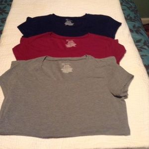 Bundle of 3 No Boundaries Tees Sz Large